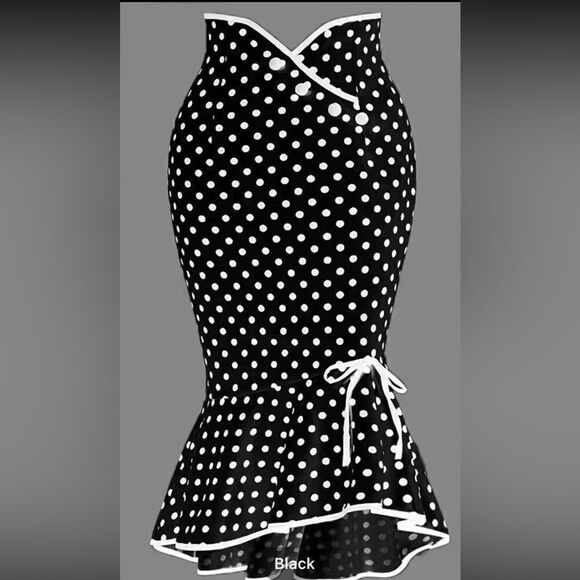 Polkadot skirts can also be worn as a top or dress have in a few colors - Picture 1 of 10